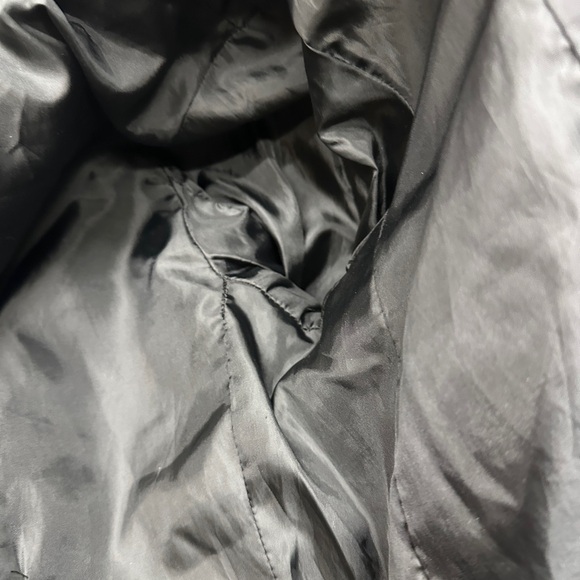 Y2K Converse One Star Women’s Black Hooded Jacket Puffer Coat size Small (D67)‎ - Picture 14 of 15